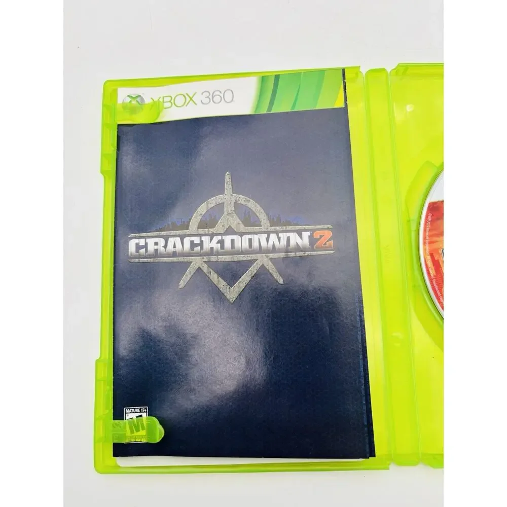 XBOX 360 Game Crackdown 2 CIB Complete In Box Tested Authentic Works VG